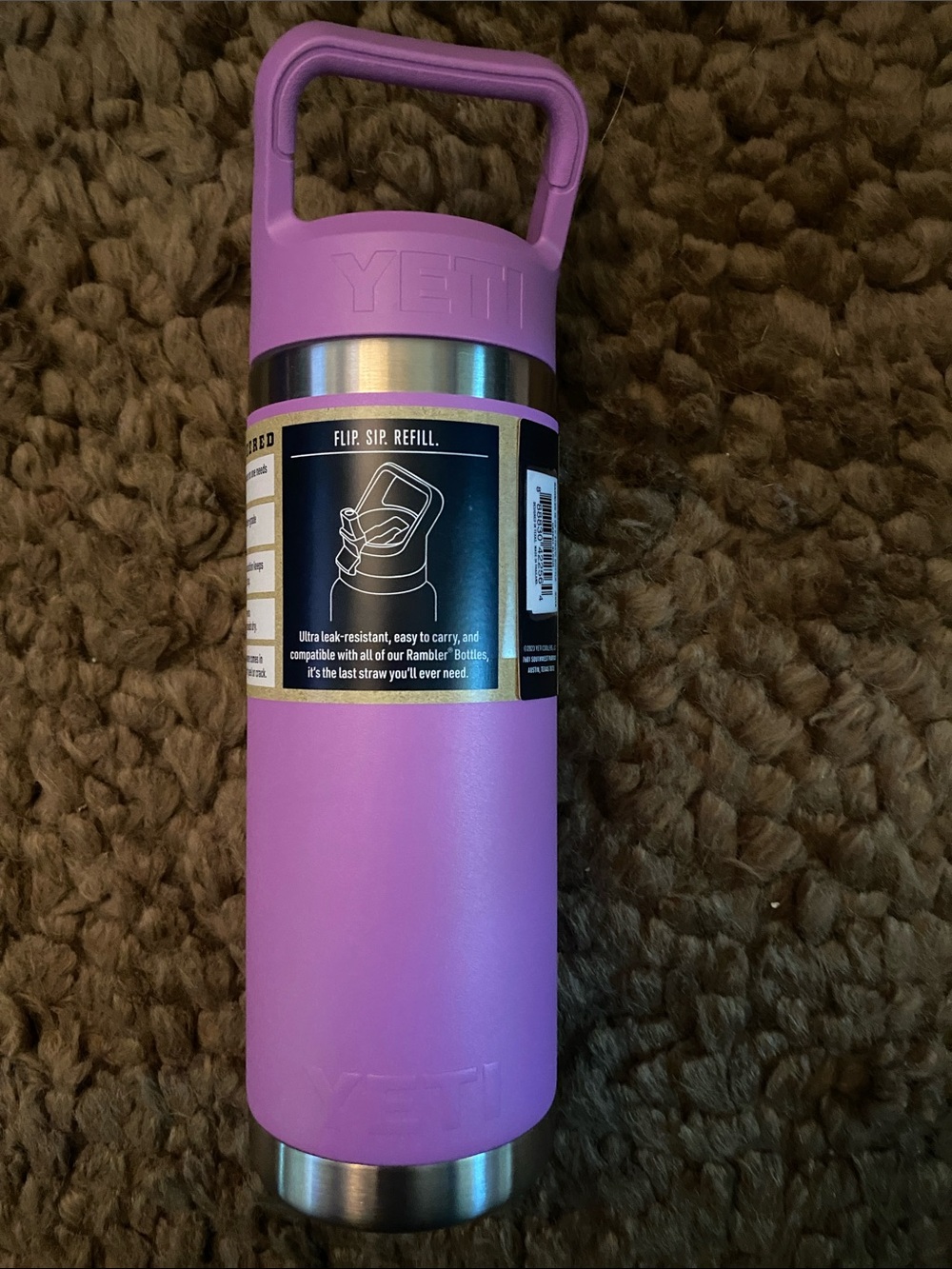 Yeti Rambler 18 oz Bottle - Lavender Pink - Picture 2 of 6